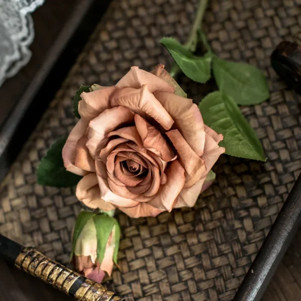 Real Touch Silk Roses for Weddings & Christmas Decor - Image 10
