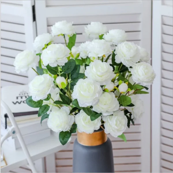 Congratulations Peony Bouquet – Artificial Silk Flowers - Image 4
