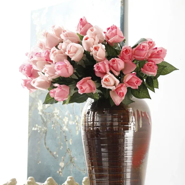 11pcs Real Touch Artificial Rose Bouquet – Home & Events - Image 16