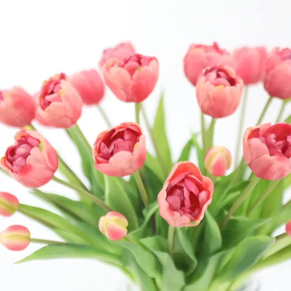 Luxury Silicone Tulip Bouquet 40cm Real Touch Flowers - Image 3