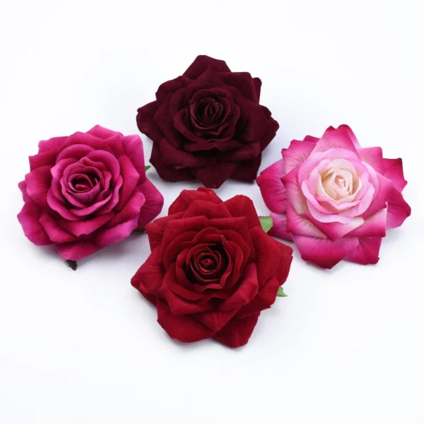 50PCS Artificial Silk Roses – Birthday Party Decor - Image 5
