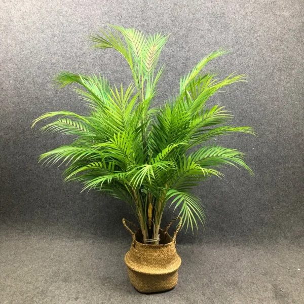 125cm Artificial Palm Tree Green Tropical Home Decor - Image 4