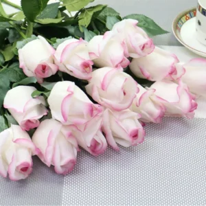 Buy 15pcs Real Touch Artificial Roses for Home & Weddings in UK, London