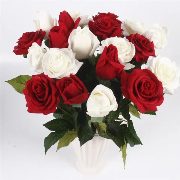11pcs Real Touch Artificial Rose Bouquet – Home & Events - Image 7