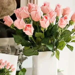 Buy Artificial Rose & Peony Bouquet – 11pcs Wedding Decor in UK, London