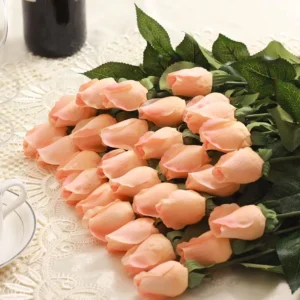 Buy Artificial Rose Bouquet – 25pcs Real Touch Silk Flowers in UK, London