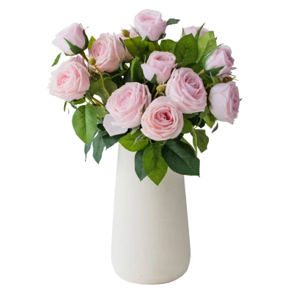 Luxury Real Touch Rose Bouquet – Wedding & Home Decor - Image 6