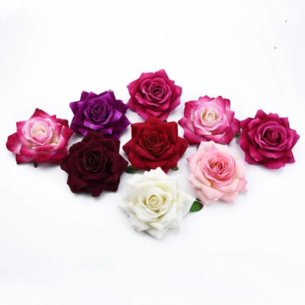 50PCS Artificial Silk Roses – Birthday Party Decor - Image 2
