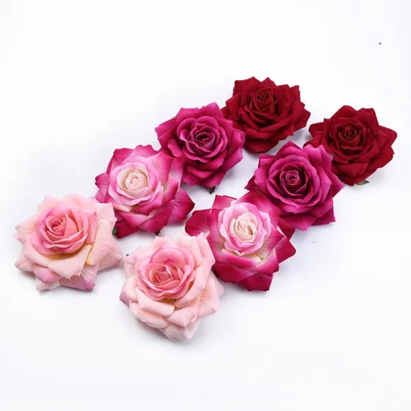 50PCS Artificial Silk Roses – Birthday Party Decor - Image 3