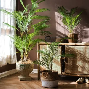 125cm Artificial Palm Tree Green Tropical Home Decor