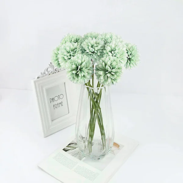 Winter Silk Dandelion Bouquet – 3/5pcs Artificial Flowers - Image 26