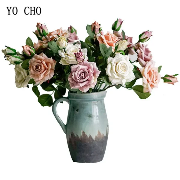 Real Touch Silk Roses for Weddings & Christmas Decor - Image 5