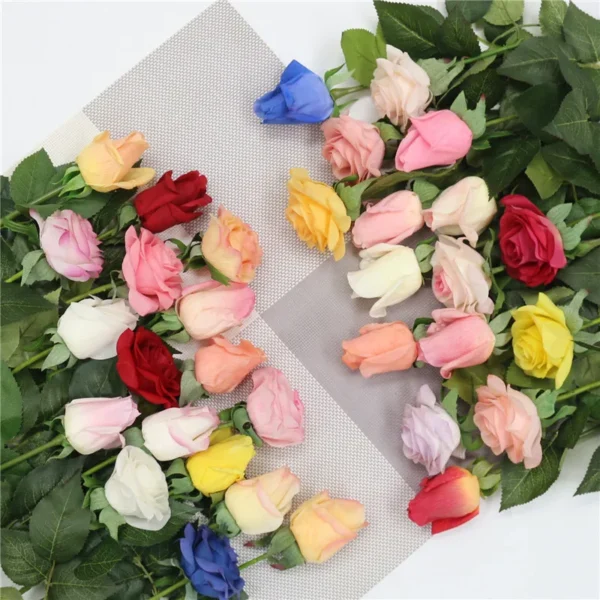 11pcs Real Touch Artificial Rose Bouquet – Home & Events - Image 3