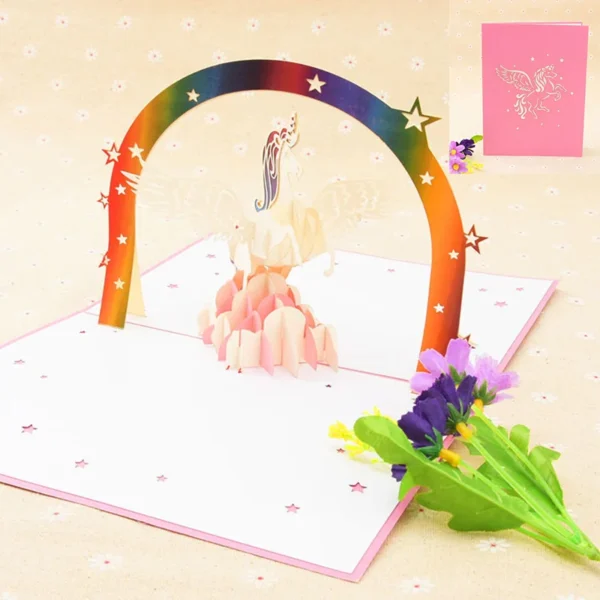 3D Pop-Up Birthday Greeting Card with Cake & Piano Design - Image 17