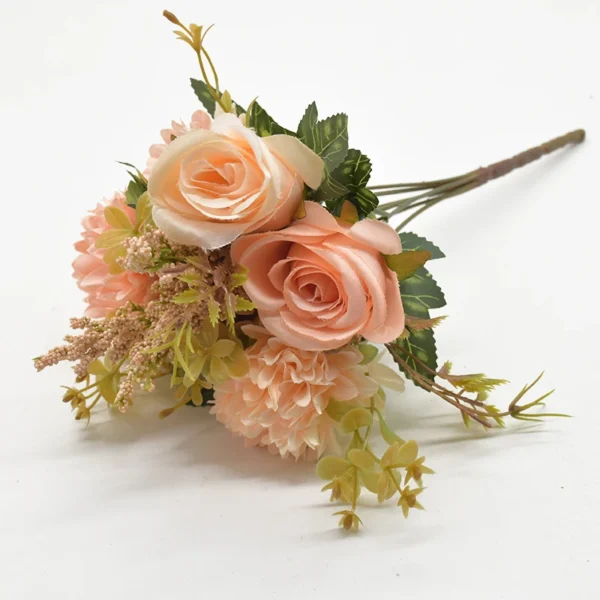 Artificial Roses Bouquet – European Style Silk Flowers - Image 10