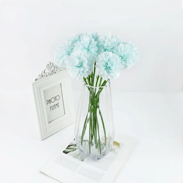Winter Silk Dandelion Bouquet – 3/5pcs Artificial Flowers - Image 28