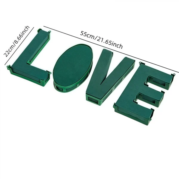 LOVE Shaped Floral Foam for Wedding & Party Decor - Image 4