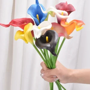Artificial Calla Lily Bouquet – Real Touch Wedding Decor