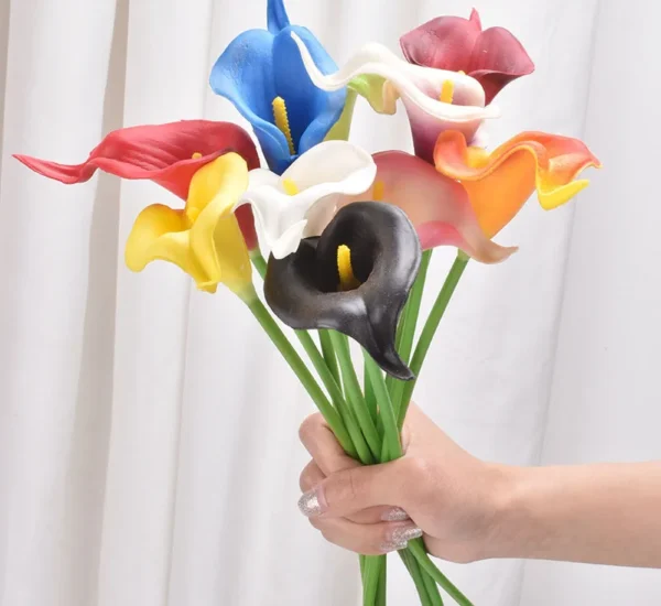 Artificial Calla Lily Bouquet – Real Touch Wedding Decor