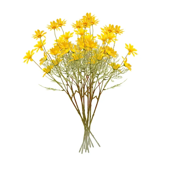 Artificial Daisy Flowers Bouquet – 10pcs UV Resistant Faux Summer Blooms - Image 7