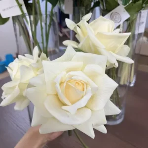 10Pc Real Touch Roses – Birthday Bouquet & Decor