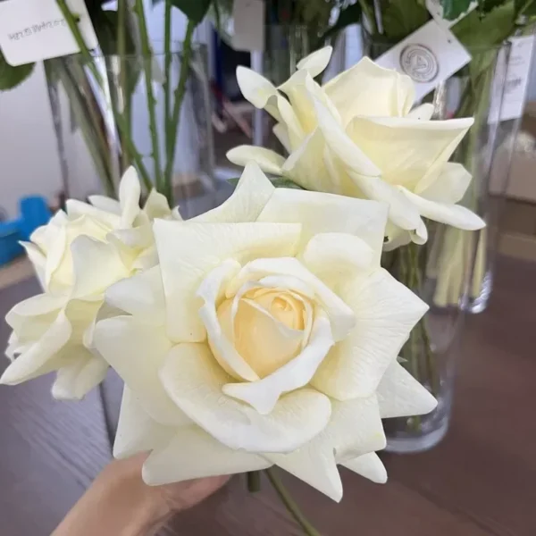 10Pc Real Touch Roses – Birthday Bouquet & Decor