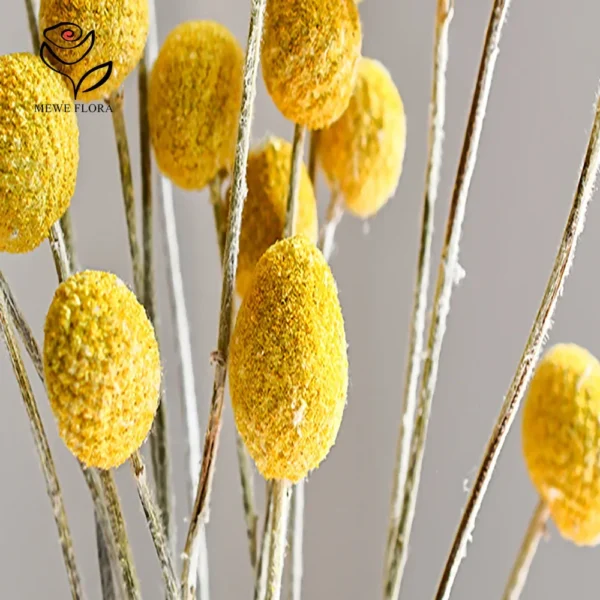 Golden Gypsophile Dried Flower Bouquet Wedding Gift - Image 6