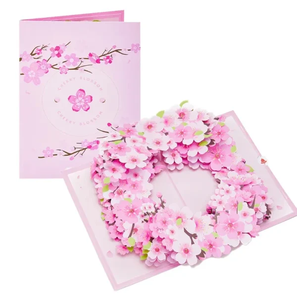 Cymbidium Orchids Pop-Up Greeting Card with Envelope - Image 7