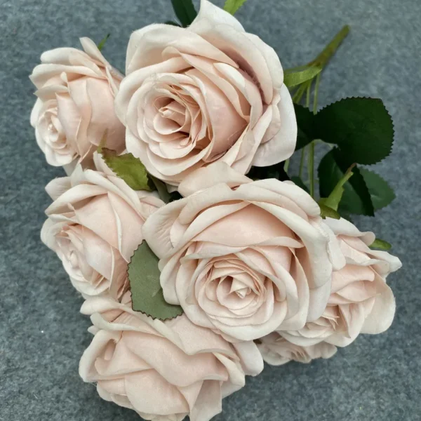 Congratulations Silk Rose Bouquet – 9 Heads Artificial Flowers - Image 16