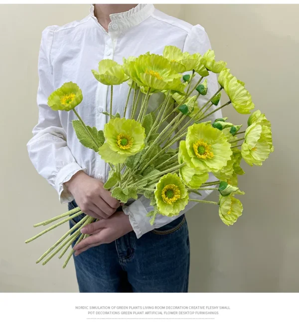 Summer Silk Bouquet – Artificial Flowers for Home Decor - Image 34