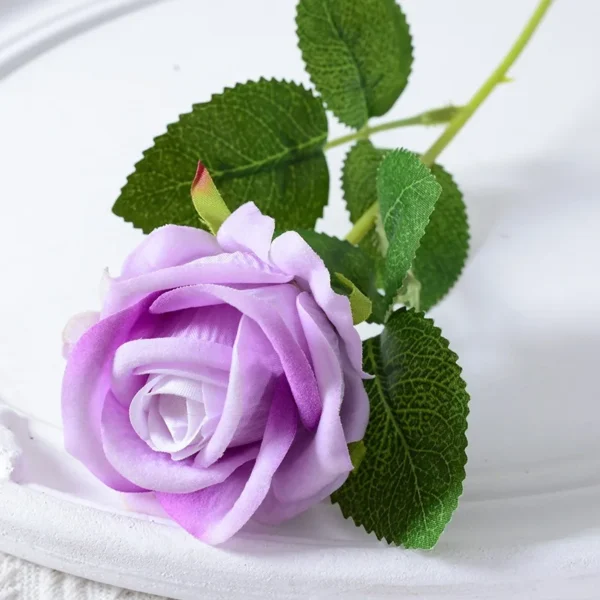 50pcs Velvet Artificial Rose Bouquet – Realistic Decor - Image 17