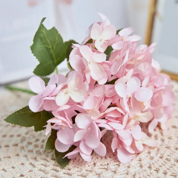 YO CHO Silk Hydrangea Bouquet – Birthday Party Decor - Image 12