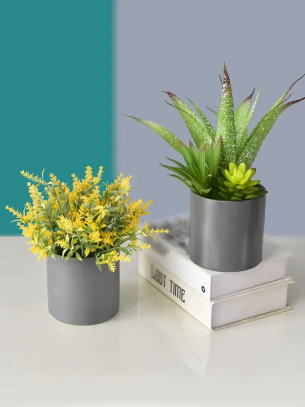Artificial Succulent Plant Pot – Home & Office Decoration - Image 4