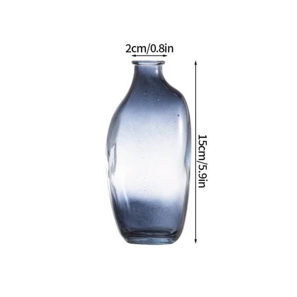 Clear Glass Bud Vase – Mini Hydroponic Wedding Decor - Image 7