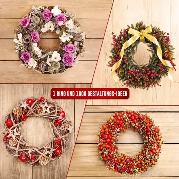 Wet Floral Foam Wreath for Wedding & Celebration Crafts - Image 8