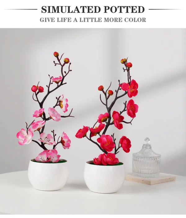30cm Artificial Cherry Blossom Tree – Winter Flowers - Image 6