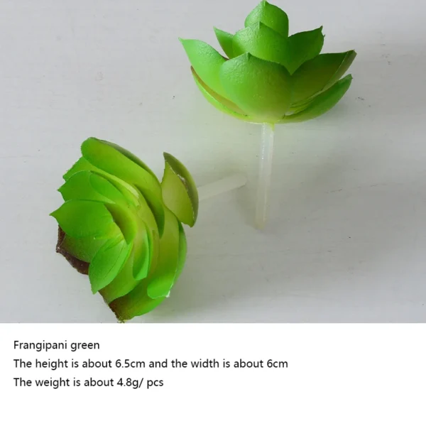 12pcs Artificial Succulent Plants – Mini Green Decor Set - Image 7
