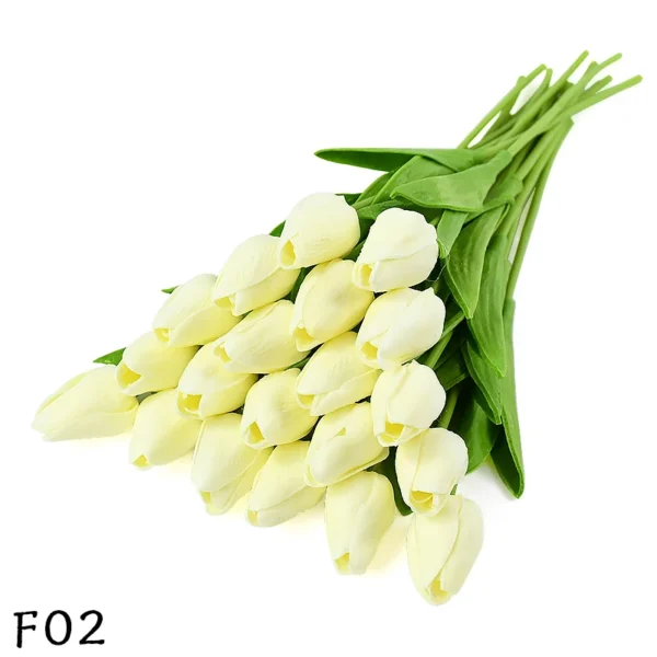 Artificial PU Tulip Bouquet – 5/10pcs Real Touch Flowers - Image 32