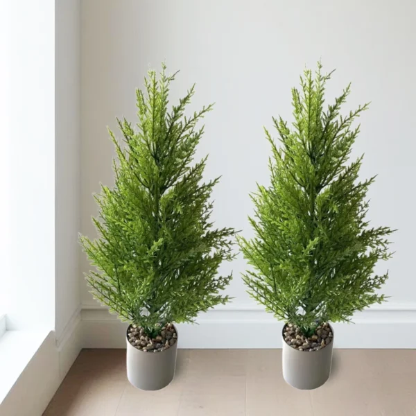 Realistic Small Artificial Pine Tree for Xmas Decor - Image 5