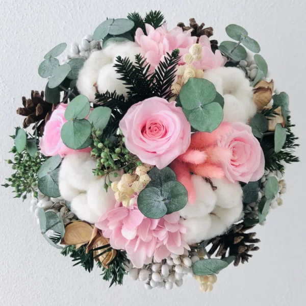 12pcs Preserved Rose Heads – Anniversary & Wedding Decor - Image 3