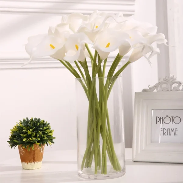 Real Touch Calla Lily Artificial Bouquet – 20pcs - Image 3