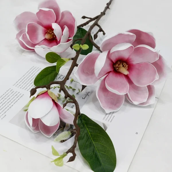 Magnolia Indoor Flower Branch – Winter Home Decoration - Image 19