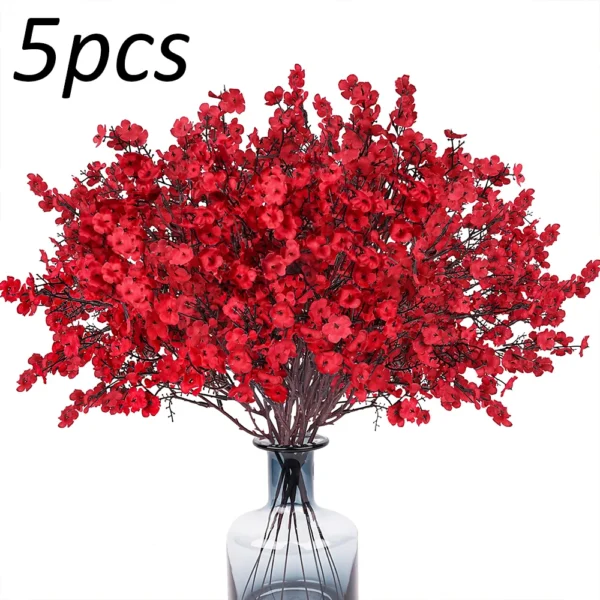 5Pcs Baby’s Breath Winter Artificial Flowers Bouquet - Image 9