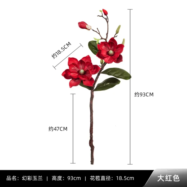 Winter Magnolia Artificial Flowers – Elegant Home & Wedding - Image 7