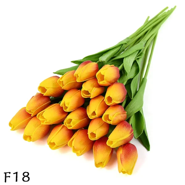 Artificial PU Tulip Bouquet – 5/10pcs Real Touch Flowers - Image 28