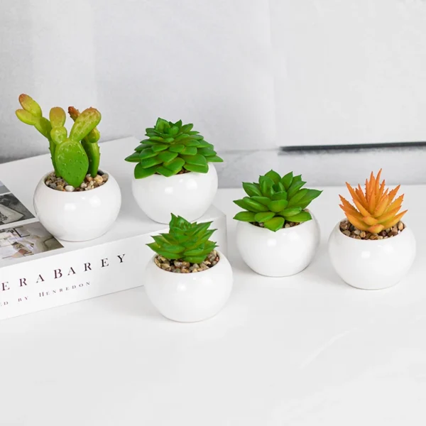 Nordic Artificial Succulent Plant – Cute Small Potted - Image 5