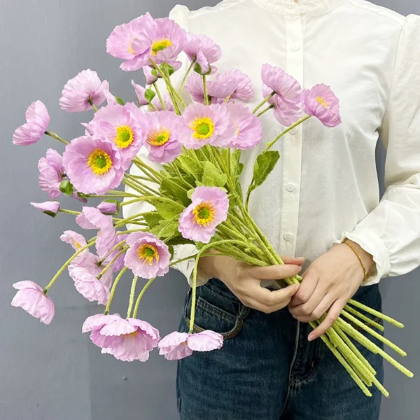 Summer Silk Bouquet – Artificial Flowers for Home Decor - Image 4