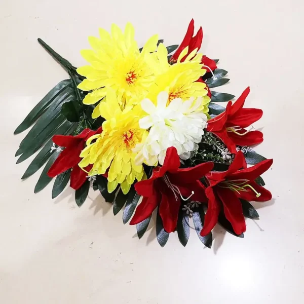 Artificial Lilies Bouquet – Sympathy & Funeral Flowers - Image 4