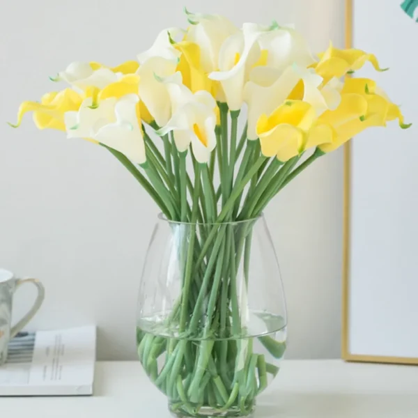 Real Touch Calla Lily Artificial Bouquet – 20pcs - Image 5