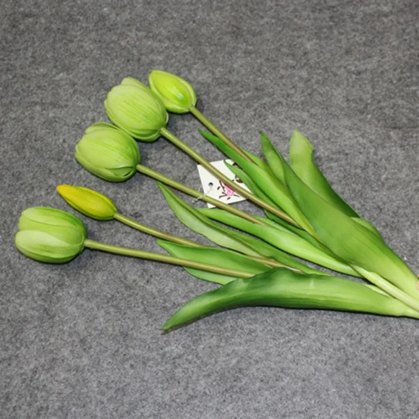 Luxury Real Touch Tulip Bouquet – Decorative Faux Flowers - Image 9